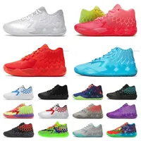 LaMelo Ball PUMA MB.01 Basketball Shoes For Mens Fashion Rick Morty Queen City Rock Ridge Red Unc Not From Here Galaxy Buzz Black Blast Sports Sneakers Trainers