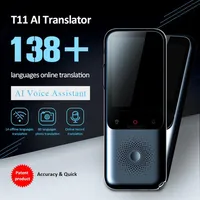 2020 Новый T11 Portable Audio Translator 138 Язык Смарт -переводчик в режиме реального времени Smart Voice AI Voice PO352T
