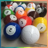 3# 7 polegadas Inflável Bola de futebol de Snook 16 peças Billiard Snooker Football para Snookball ao ar livre Decompressão Toy326T