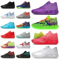 Rick And Morty Lamelo Ball Shoe MB 01 Fashion Mens Basketball Buzz City Black Blast Galaxy Not From Here Rock Ridge Red Unc Queen White Purple Sports Sneakers Trainers