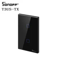 Sonoff T3 US TX Basic Smart WiFi Touch Wall Light Switch mit Border Smart Home 433 RF Voice App Control funktioniert mit Alexa322i