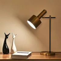 Nordic Bedroom Bedside Table Lamps ins Style Simple Modern American Luxury El Study Reading Student مكتب الإضاءة LED LED K-T260H