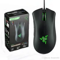 Razer Deathadder Chroma 10000dpi Gaming Mouse-Usb Wired 5 Boutons Capteur optique souris Razer Mouse Gaming MICE POCKINGS With Retail Package171Q