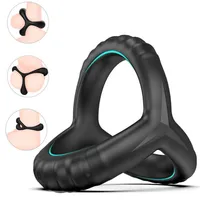 Silicone Penis Ring Agulsage Sex Toys for Men Erection Male Scrotum Bind Delay Ejaculation Cock Elastic Shop303p
