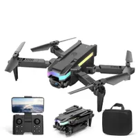 A3 Mini Intelligent UAV 4K HD Câmera dupla 2.4g 4CH RC dobrável RC Helicóptero FPV WiFi PhotographyQuadcopter Gift para brinquedos para adultos para evitar obstáculos