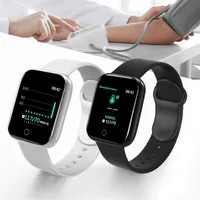 2021 Nieuwe Smart Watch Women Men SmartWatch voor Android iOS Electronics Smart Clock Fitness Tracker Silicone Riem Smart Watches Hou223D