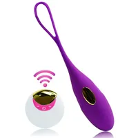 Love Egg Vibrator inalámbrico 10 Vibraciones de velocidad Control remoto Vibrante Huevo G Spot Vibrator Sexo para mujer253y