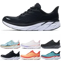 2022 One Clifton 8 Running Shoes Men Women Movement Triple White Black Oreo Teal Floral Seaweed Green Tea Blue Mountain Spring Utility Sports Sneakers Trainers