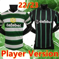 Spielerversion 22 23 Celtic Soccer Jersey Kyogo Jota Ajeti 2022 2023 Herren Kids Abada McGregor Turnbull Starfelt Carter-Vickers Junior Infant Football Shirt Kit Kit