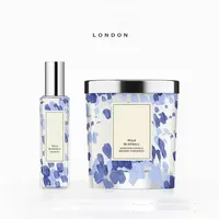Üst Katı Parfümler Kadın Mumlar Seti Sınırlı İngilizce Mum 200g Parfüm 30ml Yüksek Kalite ve Hızlı Teslimat243k