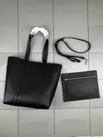 Diseñador de bolsas de bolsas de bolsas de todos los días para terneros negros mango delgado manja delgada bolsa de compras duradera con cremallera