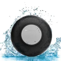 Bluetooth Speaker Waterproof Wireless Shower Hands Mic Suction Chuck Car Speaker Portable mini MP3 Super Bass Call Receive205k