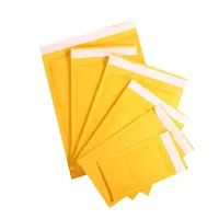Muitos tamanhos Kraft Bubble Mailers envelopes embrulhar sacos de envelope acolchoado bolsa de embalagem de seguran￧a para bolsas de entrega de courier de seguran￧a
