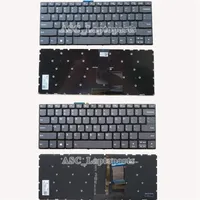 Laptop Replacement Keyboards US English QWERTY Keyboard For Lenovo Ideapad S145-14API S145-14AST S145-14IGM Black No Frame BACKLI300b