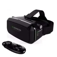 S New ShineCon VR Google VR com fones de ouvido VR Virtual Reality 3D Glasses para 4 5 - 6 0 polegadas smartphone248Q