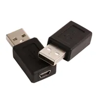 Intero 100pcs lotto USB Un maschio a micro USB B Female Data Adapter Conlector Converter 250C