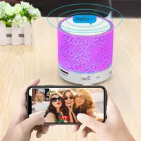 Altoparlanti Bluetooth A9 Stereo Miniled 6 Color Light Colorful Speaker Blue Toot Wireless Subwoofer Music USB Player Support U Disk 252U