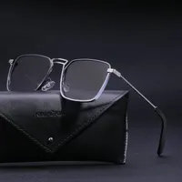 Sonnenbrille Box Männer Dampf Punk Europäische und amerikanische Modebrillen Frauen Großhandel Luxusdesigner Squaresunglasses