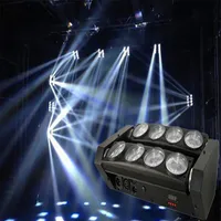 移動ヘッドLEDスパイダーライト8x12W 4IN1 RGBW LED PARTY LIGHT DJ LIGHTING BEAM MOVING HEAD DMX DJ LIGHT233I