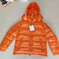 Hommes Down Monclai Jacket Nylon Parkas Designer Mabe Poches à fermeture éclair Snap-Off Dotinable Hood