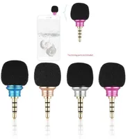 Mini 3 5 mm jack omni-direzionale microfono cellulare per cellulare microfono per iPhone5 6s 6 più PC Laptop293V