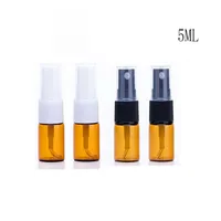 200pcs Lot 5ml Amber Cam Şişeler Örnek Parfüm Sprey Şişe İnce Cam Tüp Seyahat Şişeleri Sis Spreyer220E