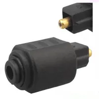 Plugue óptico de toslink 3 5mm fêmea mini jack para digital toslink m adaptador de áudio233m