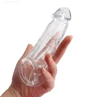 Penis horoz vibratör masajı kapak silikon uzatma kristal taklit kurt diş karı koca ve eş oyuncak lock öz2015