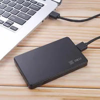 Discos rígidos externos 2 5 polegadas SATA para USB 3 0 2 0 Adaptador HDD SSD Caixa 5 6Gbps Suporte 2TB Case