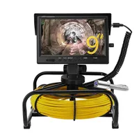 カメラパイプライン内視鏡検査カメラ30M DVR 16GB水中工業用パイプ下水道排水壁ビデオ配管システムスネークカメラIP I