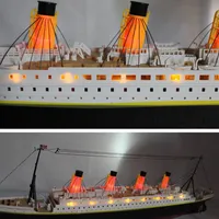 1325 Sea Grand Cruise 3D Titanic Century Classic Love Story RC Boat High Simulation Ship Model Toys Y200414227W