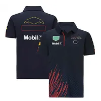 F1 Racing Abbigliamento Team 2021 Suit da corsa Polo Shirt Summer Motorcycle Riding Lapel T-shirt Polyester Dry Assicamento può essere personalizzato201i