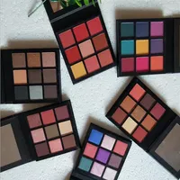 Drop Makeup Brand Palette 9 Colors Mini Eyeshadow Palette 6 Styles Eye Shadow em Stock256a