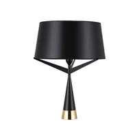 Axe moderne S71 Black Table Lampe Chambre de chambre Black Desk Lampes Bureau de bureau lit LAMPE DÉCOR Home