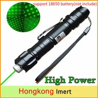 Brand New 1mw 532nm 8000M High Power Green Laser Pointer Light Pen Lazer Beam Military Green Lasers276Y