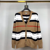 Diseñador de suéter masculino Senior Classic Plaid Stripe Brand Leisure Una variedad de estilos de otoño Invierno Selección CALIENTE y cómoda Calidad de gran tamaño 3XLSL