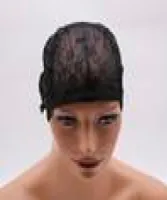 Capuchons de perruque bricolage Black Double Lace Wig Caps pour faire des perruques à cheveux Net avec adju
