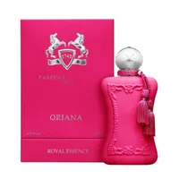La plus r￩cente femme Men Perfume Parfums de Oriana Perfume 75 ml Rose Rose Bottle Long Darding Counter Counter Edition Spray Spel Fast F295W