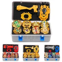 Takara Tomy Bey Bay Burn Gold Set Toys Launcher Arena Launcher Metal Gyro Toy Child Box Boy Boy Blades Y200109226o