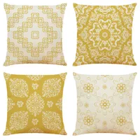 Cuscino/cuscino decorativo giallo check stampa cuscino coperchio cuscino cuscini decorativi sedile cartone animato cuscini decorazioni per la casa lancio di divano di divano cuscino