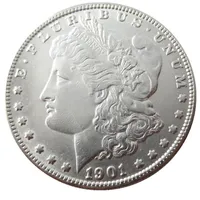 90 ٪ Silver US Morgan Dollar 1901-P-S-O NEW OLD COLL CORPLE COON ORD COIN BRASS ORCITION