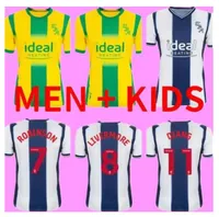22 23 West Bromwich Soccer Jerseys Adult Kit Livermore Diang Brunt Albion Football Shirt 2023 2022 Home Away Robson-Kanu Phillips AA