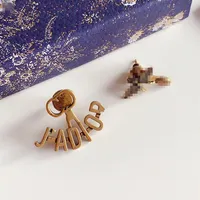 클래식 편지 귀걸이 스터드 레트로 디자이너 귀걸이 여성 브랜드 매력 귀걸이 파티를위한 보석 선물 RY332866