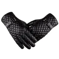 Yüksek kaliteli deri eldivenler erkekler yumuşak rahat eldivenler su geçirmez kış sonbahar motosiklet sürüş eldivenleri katı 215j