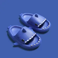 Çin Marka Sandal Mavi Stereo Köpekbalığı Eva Soğuk Yolu Çocuk Terlik Yaz Evi Ev Evliye Toddler Ebeveyn-Çocuk Slip Yumuşak Baby284E