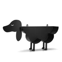 Huis ijzer roll papieren handdoek houder zwarte bloem koeien ambachten badkamer rack ornamen toiltrolhouder keuken opsl263o