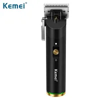Kemei Professional Hair Clippers de 0 mm Barbero Barbero Inaldo de cabello Cable de cabello eléctrico Máquina de corte