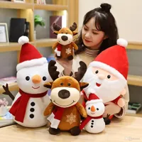 Julfest Plush Toy Cute Little Deer Doll Valentine's Day Angel Dolls Sleeping Pillow Soft Soped Animals Soothing Gift for Children FY3851