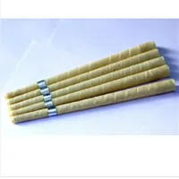 new pure beewax ear candle unbleached organic muslin fabric with protective disc CE quality approval 1254o