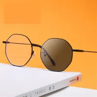Солнцезащитные очки регулируемые зрение бифокальные очки для чтения пресбиопия женщины Мужчины мультифокальные бифокальные очки для 0 1.0 nxsunglasses